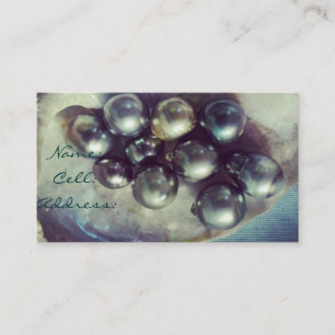 Carte de visite Luxe de perle
