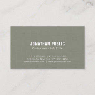 Carte De Visite Luxe de toile de la meilleure qualité simple