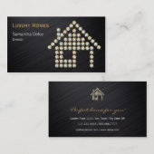 Carte De Visite Luxe Diamond Home| Immobilier professionnel (Devant / Derrière)