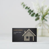 Carte De Visite Luxe Diamond Home| Immobilier professionnel (Debout devant)
