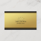 Carte De Visite Luxe d'or (Devant)