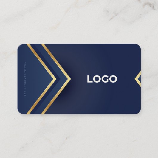 Carte De Visite Luxe double face (Devant)