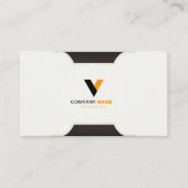 Carte De Visite Luxe élégant (Devant)