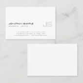 Carte De Visite Luxe élégant à la mode de conception moderne de (Devant / Derrière)