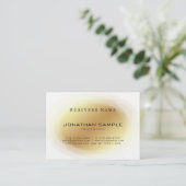 Carte De Visite Luxe élégant d'élite de conception moderne (Debout devant)