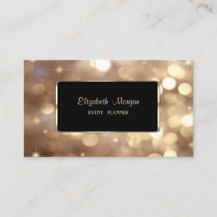 Carte De Visite Luxe Élégant Élégant, Professionnel, Bokeh