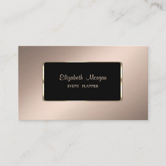Carte De Visite Luxe Élégant Style, Professionnel (Devant)