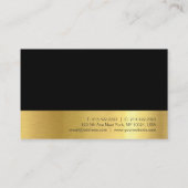 Carte De Visite Luxe en soie de la meilleure qualité créatif (Dos)