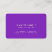 Carte De Visite Luxe en soie de la meilleure qualité de finition (Dos)