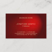 Carte De Visite Luxe épais de la meilleure qualité de damassé (Dos)