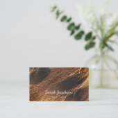 Carte De Visite Luxe Faux Or (Debout devant)