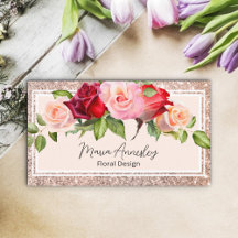 Luxe Fille Faux Rose Gold Parties scintillant Flor