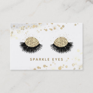 Carte De Visite *~* Luxe Glam Grey Black GoldEyes Lashes