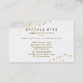 Carte De Visite *~* Luxe Glam Grey Black GoldEyes Lashes (Dos)