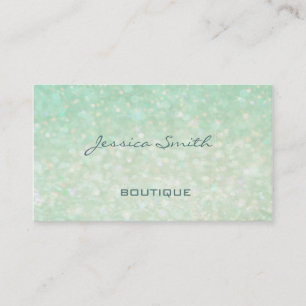 Carte De Visite Luxe glamour moderne élégant bokeh