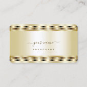 Carte De Visite Luxe Gold Effet couleurs Professionnel et élégant (Devant)