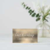 Carte De Visite Luxe Gold Foil Professional (Debout devant)