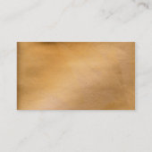 Carte de visite luxe industrielle en feuille de cu (Dos)