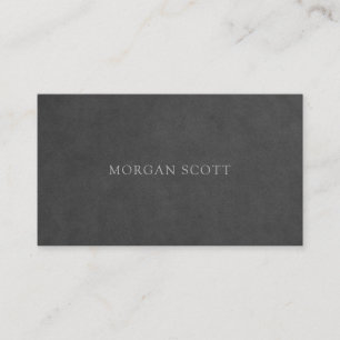 Carte De Visite Luxe Minimaliste Moderne Texture Suède