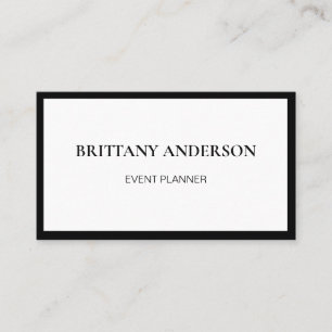 Carte De Visite Luxe minimaliste professionnel moderne