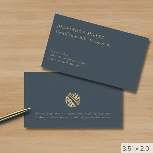 Carte De Visite Luxe Moderne Simple