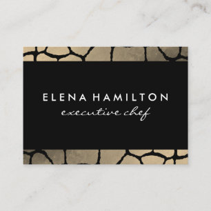 Carte De Visite Luxe Motif