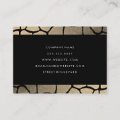Carte De Visite Luxe Motif (Dos)
