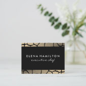 Carte De Visite Luxe Motif (Debout devant)