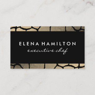 Carte De Visite Luxe Motif