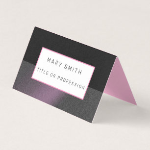 Carte De Visite Luxe noir violet