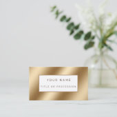 Carte De Visite Luxe Or (Debout devant)