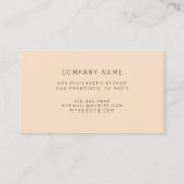 Carte De Visite Luxe Or (Dos)