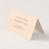 Carte De Visite Luxe Or (Dos)