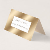 Carte De Visite Luxe Or (Devant)