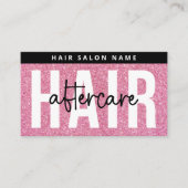 Carte De Visite Luxe Parties scintillant Prolongations de cheveux (Devant)