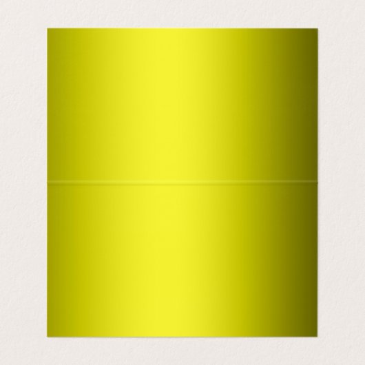 Carte De Visite Luxe personnalisé en bronze doré en feuille métall (Intérieur déplié)