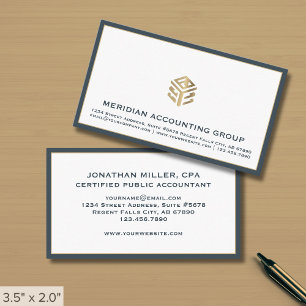 Carte De Visite Luxe professionnel minimaliste