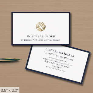 Carte De Visite Luxe professionnel simple et propre