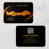 Carte de visite Luxe Rouge Écarlate – Executive Ha (Devant / Derrière)