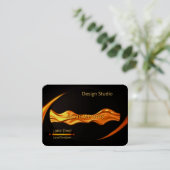 Carte de visite Luxe Rouge Écarlate – Executive Ha (Debout devant)