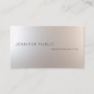 Carte De Visite Luxe simple avec du charme moderne élégant