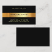 Carte De Visite Luxe simple élégant de charme de lumière (Devant / Derrière)