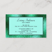 Carte De Visite Luxe simple Fil métallique tendance tendance (Dos)