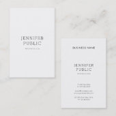 Carte De Visite Luxe simple professionnel de jolie conception (Devant / Derrière)
