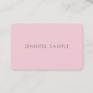 Carte De Visite Luxe simple professionnel de rose mignon créatif