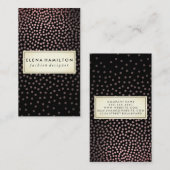 Carte De Visite Luxe Speckled Motif (Devant / Derrière)