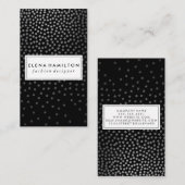 Carte De Visite Luxe Speckled Motif (Devant / Derrière)
