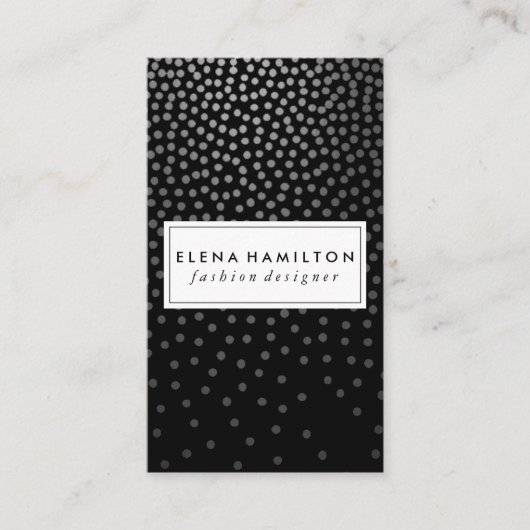 Carte De Visite Luxe Speckled Motif (Devant)