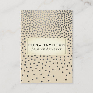 Carte De Visite Luxe Speckled Motif