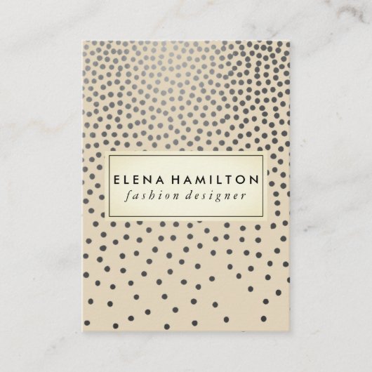 Carte De Visite Luxe Speckled Motif (Devant)